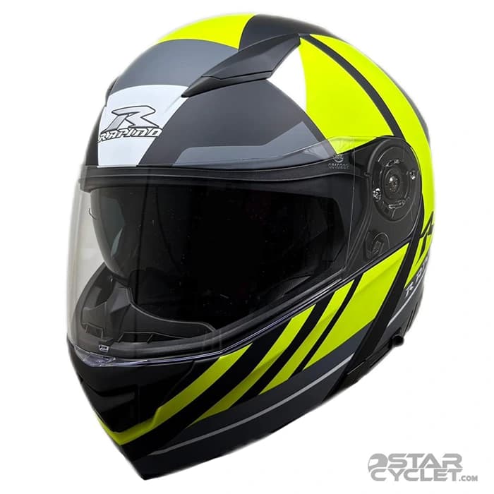کلاه کاسکت فک متحرک راپیدو مدل 950 MAT BLACK GRAY GREEN