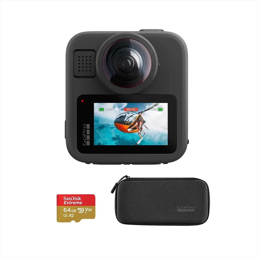 دوربین ورزشی 360 درجه گوپرو GoPro MAX2 همراه با کیف و کارت حافظه — تصویر ۲