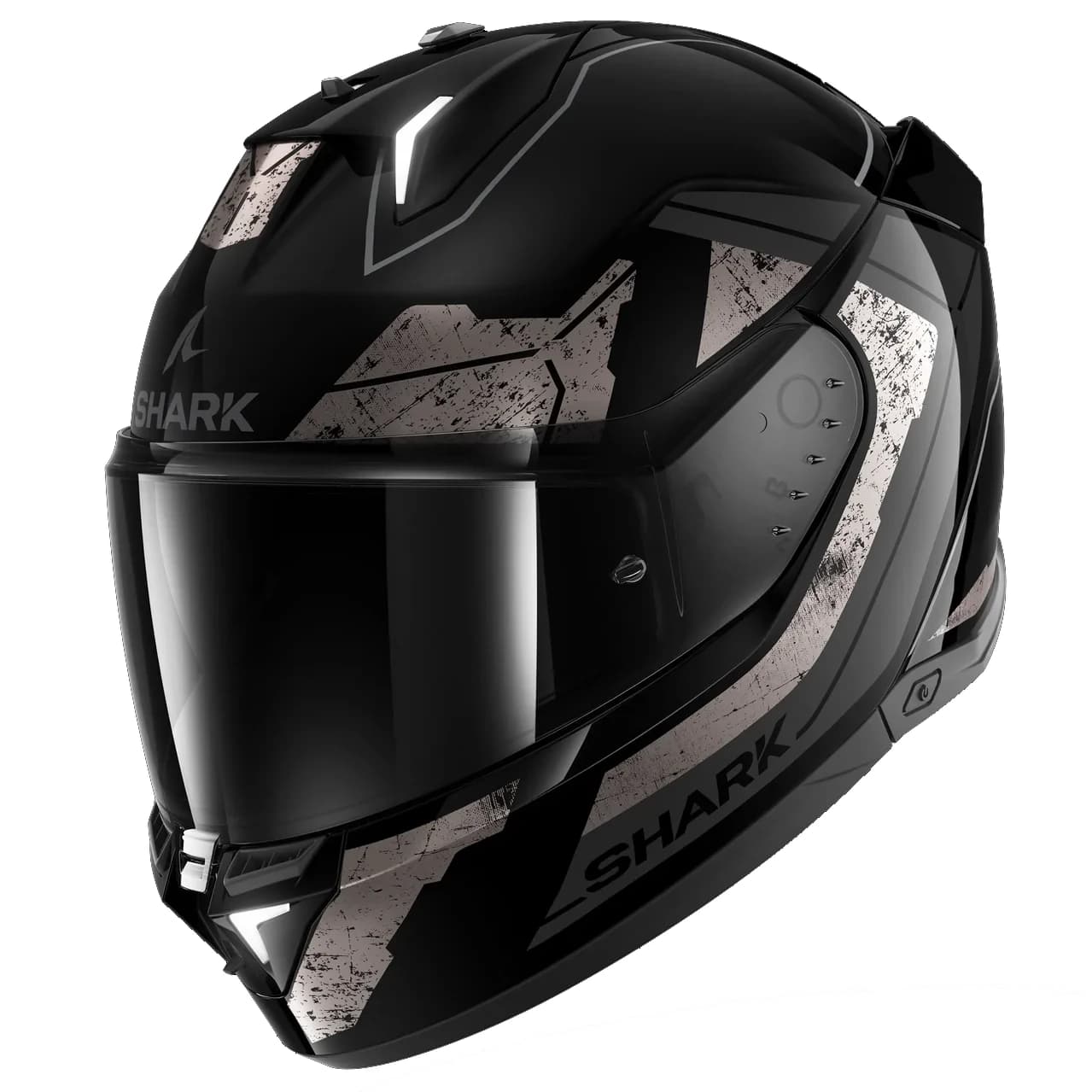 کلاه کاسکت فک ثابت شارک مدل SKWAL i3 RHAD BLACK CCROME ANTHRACITE
