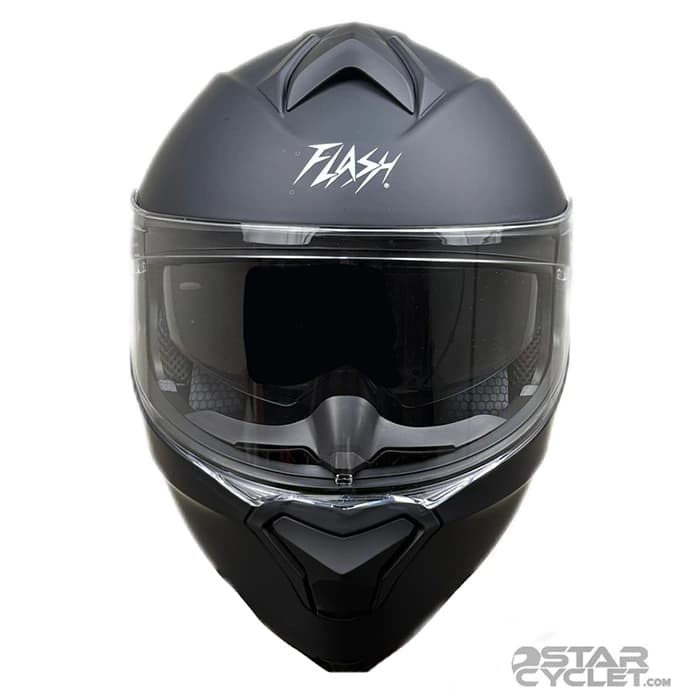 کلاه کاسکت فک متحرک FLASH مدل 935 SV MATT BLACK — تصویر ۴