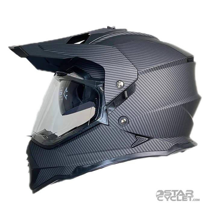 کلاه کاسکت ادونچری MA2 مدل 902 CARBON MATT — تصویر ۲