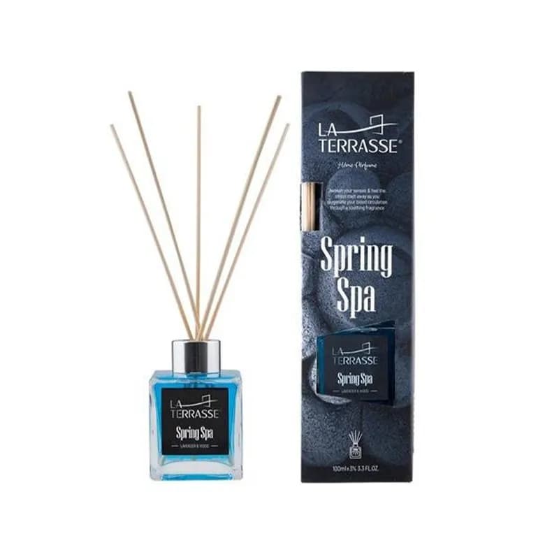 عطر خوشبوکننده محیط لاتراس La Terrasse مدل Spring Spa حجم 100 میلی لیتر