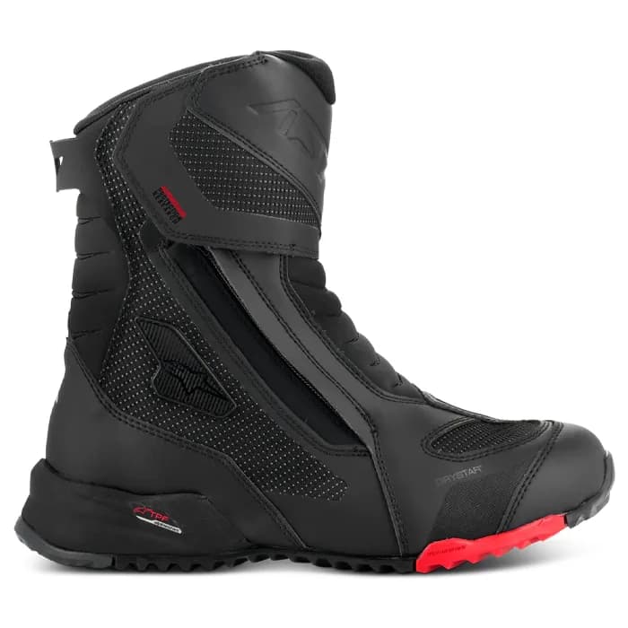 بوت ادونچری ALPINESTAR مدل BLACK RED RT-7 DRYTSAR — تصویر ۲
