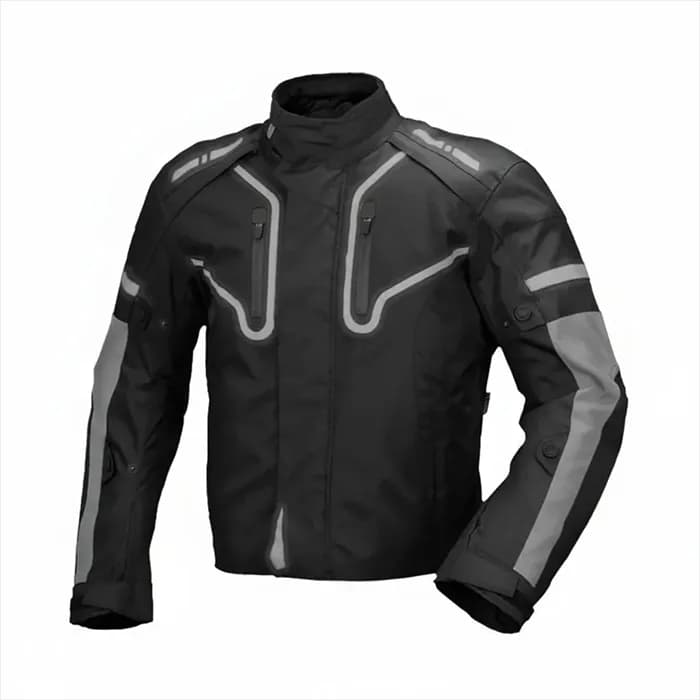 کاپشن چهارفصل موتورسواری استیت مدل تورس BLACK GRAY