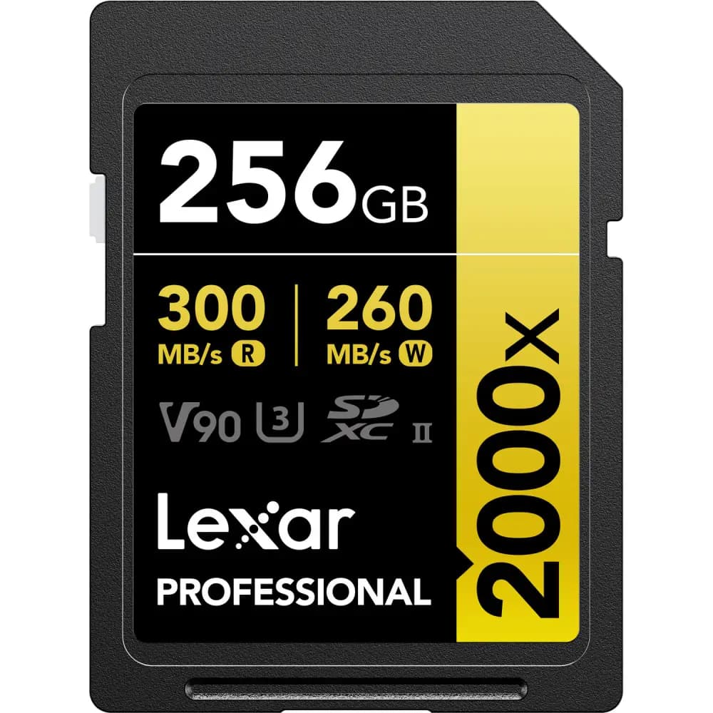 کارت حافظه لکسار Lexar256GB Professional 2000x UHS-II SDXC