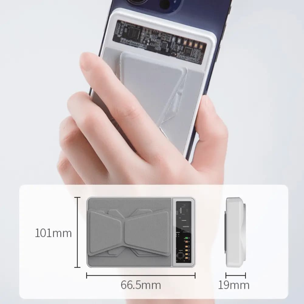 پاوربانک مگسیف 10000 میلی آمپر جووی مدل JOWAY JP510 MAGNETIC POWER BANK همراه با گارانتی معتبر — تصویر ۷