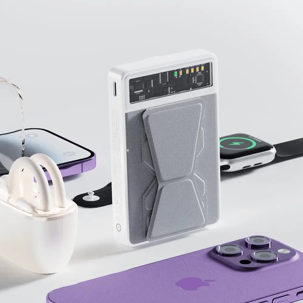 پاوربانک مگسیف 10000 میلی آمپر جووی مدل JOWAY JP510 MAGNETIC POWER BANK همراه با گارانتی معتبر — تصویر ۸