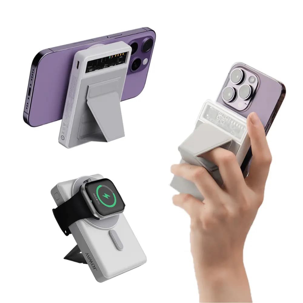 پاوربانک مگسیف 10000 میلی آمپر جووی مدل JOWAY JP510 MAGNETIC POWER BANK همراه با گارانتی معتبر — تصویر ۲