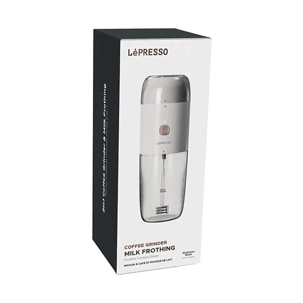 آسیاب و فوم ساز شیر لپرسو مدل LePresso 2 in 1 Coffee Grinder and Milk Frothing — تصویر ۵
