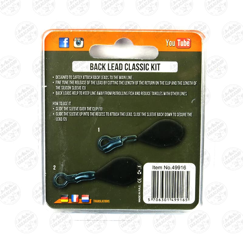 کلیپس بک لید به همراه رابر پرولاجیک بسته ۶ عددی PROLOGIC BACK LEAD KIT — تصویر ۲