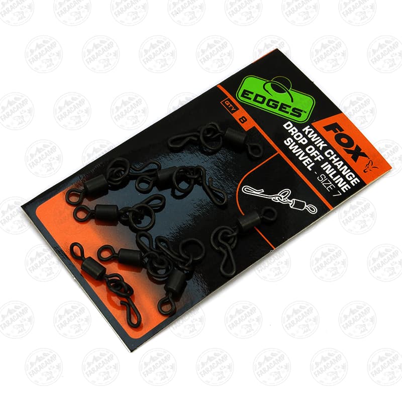 هرزگرد کوییک چنج ماهیگیری کپوری فوکس FOX KWIK CHANGE SWIVEL — تصویر ۳
