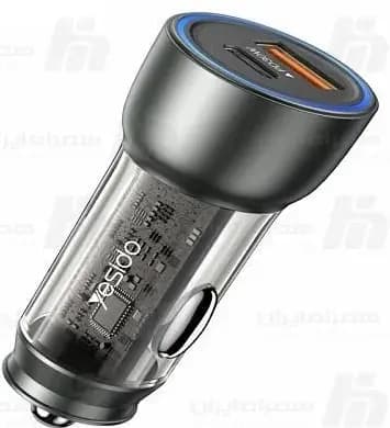 شارژر فندکی یسیدو مدل YESIDO Y49 SUPER FAST 18W — تصویر ۶