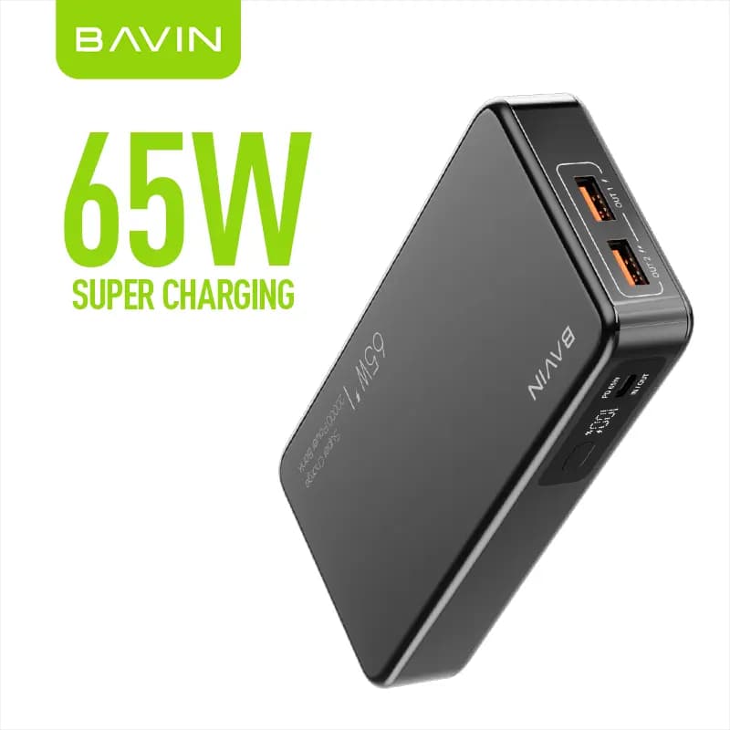 پاور بانک سوپر فست 20000 باوین مدل BAVIN PC036 PD 65W — تصویر ۳