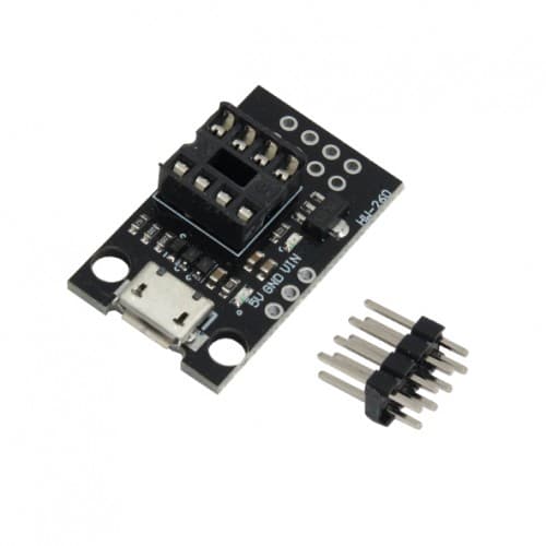 برد توسعه ATtiny13A / ATtiny25 / ATtiny45 / ATtiny85 — تصویر ۲