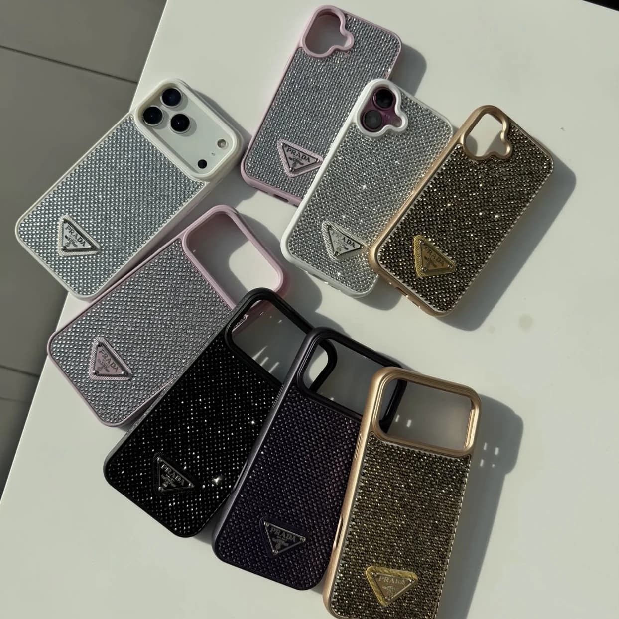 قاب prada color diamonds (آیفون) — تصویر ۳