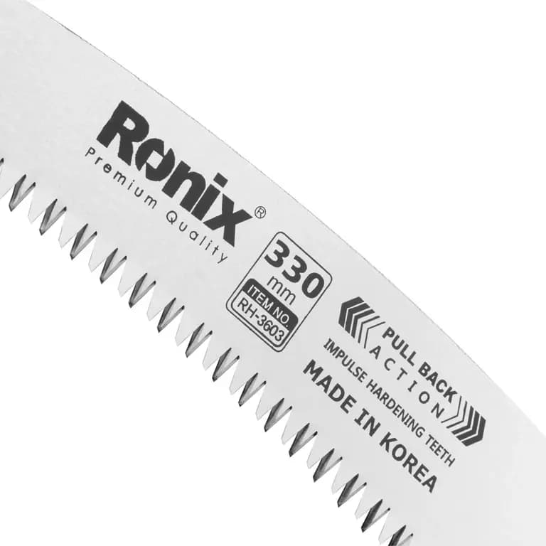 اره باغبانی خم رونیکس 330 میلی متر مدل RH-3603 — تصویر ۴