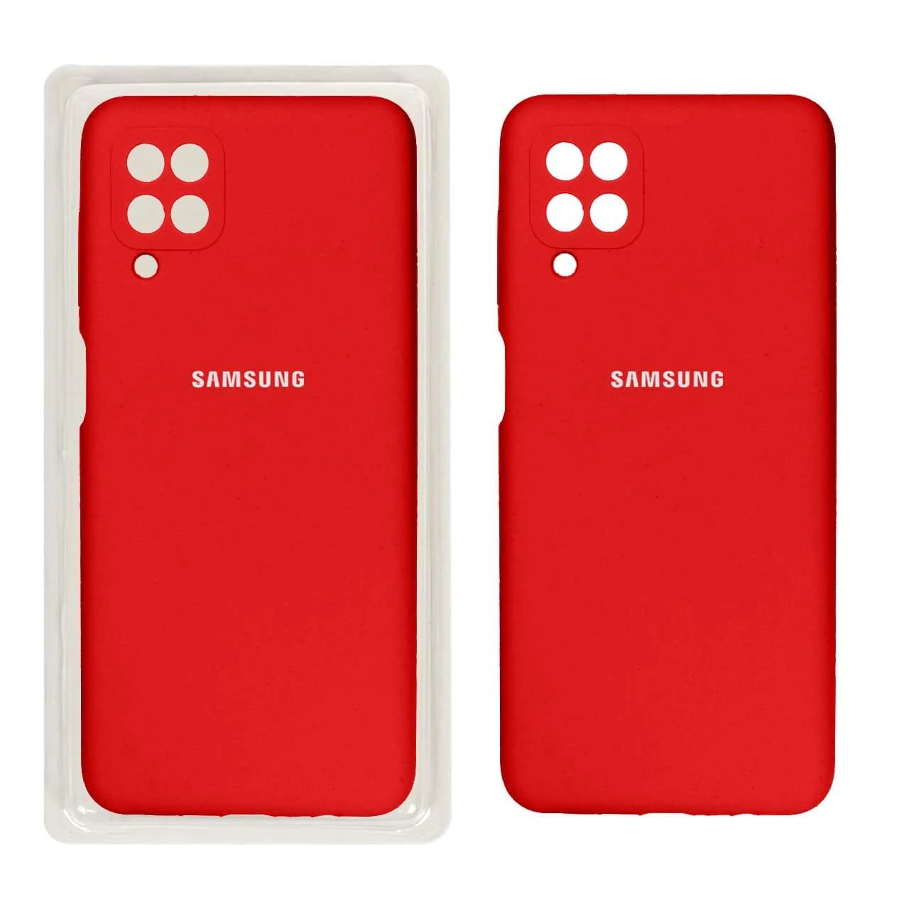 قاب سیلیکونی پاک کنی محافظ لنزدار اورجینال Samsung A12/M12/F12 — تصویر ۳