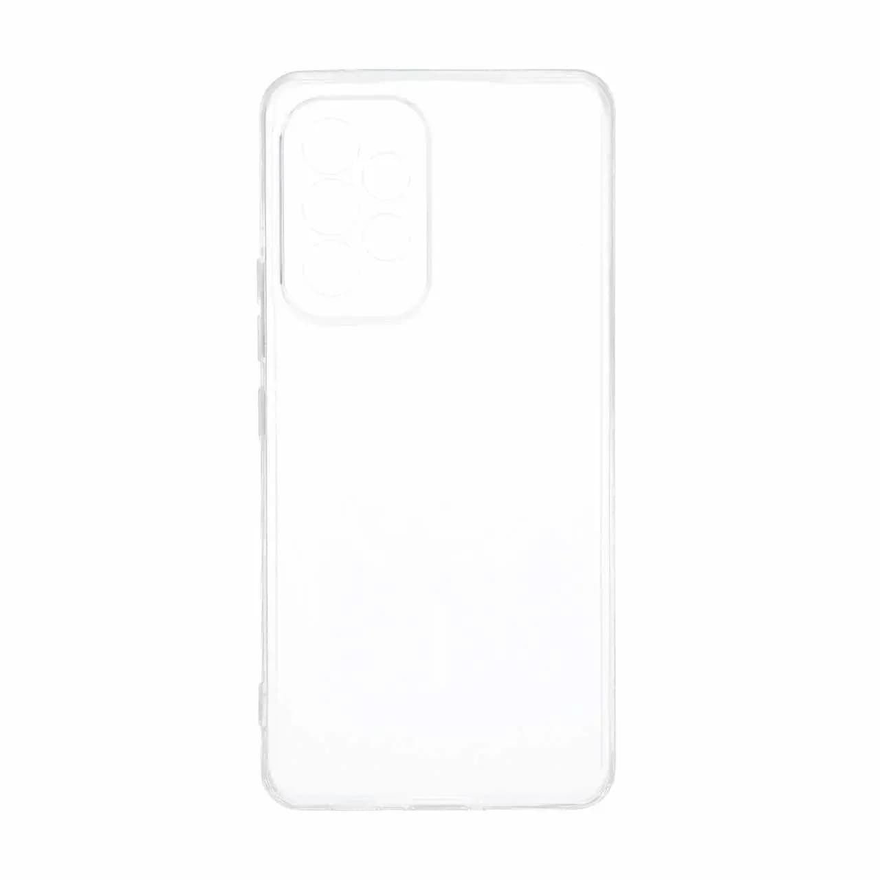 قاب ژله ای شفاف مستطیلی طرح مگ سیف محافظ لنزدار Samsung Galaxy A53 — تصویر ۳