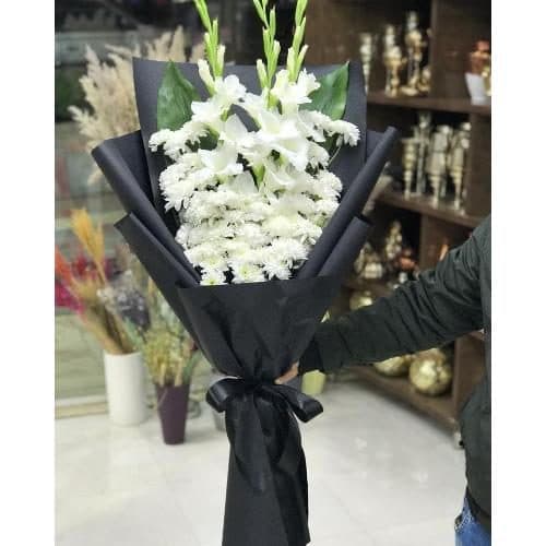 گل تسلیت آبرومند و بزرگ به مناسبت درگذشت عمو 9490