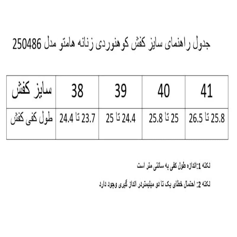 کفش کوهنوردی زنانه هامتو مدل 250486B-1 — تصویر ۶