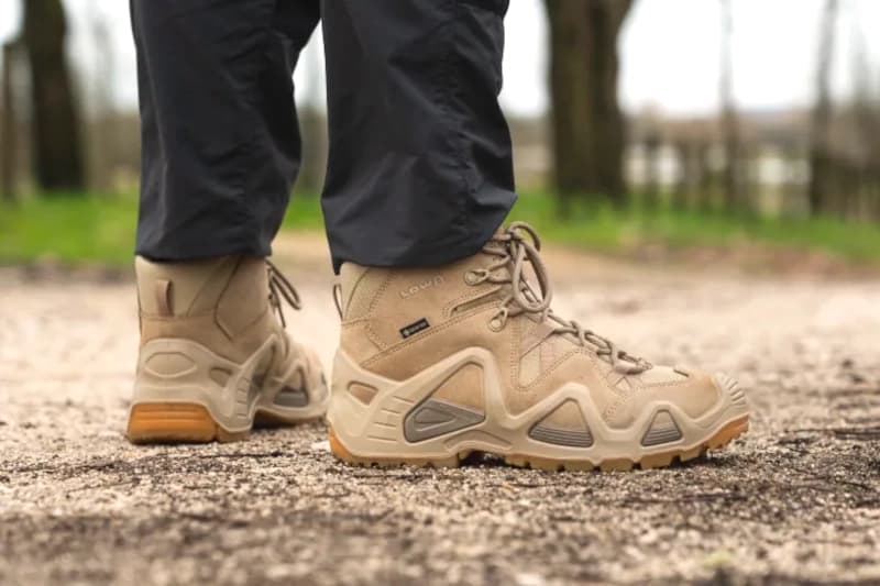 کفش نیم بوت تاکتیکال طرح LOWA zephyr GTX mid — تصویر ۴