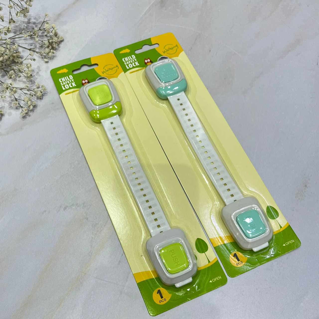 قفل ایمنی کودک مدل رنگی برند Weikang قفل کابینت — تصویر ۳