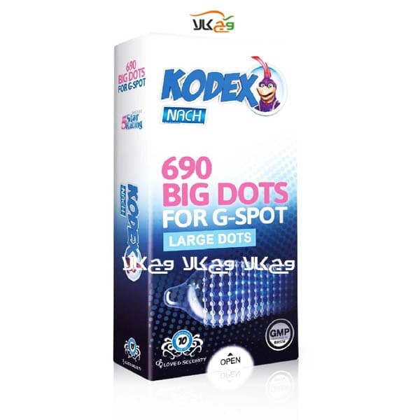 کاندوم کدکس خاردار 690 dot خاردار – 12 عددی