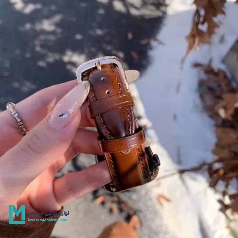 بند اپل واچ چرم وینتیج کد W1133 | لوازم جانبی مسلمی — تصویر ۵