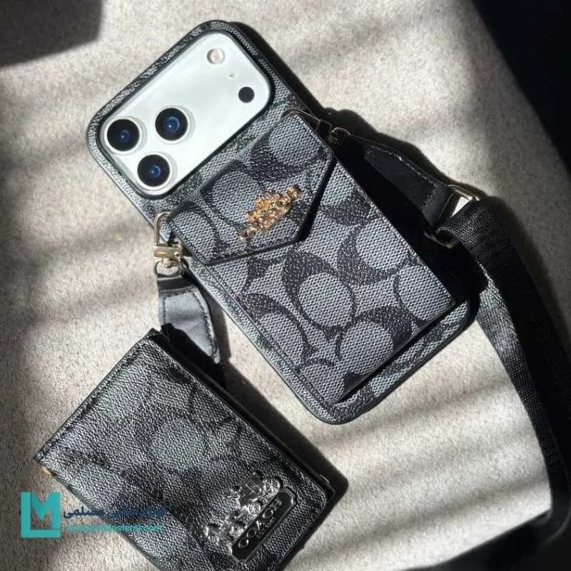 قاب گوشی جاکارتی دار طرح COACH کد C3509 | لوازم جانبی مسلمی — تصویر ۲