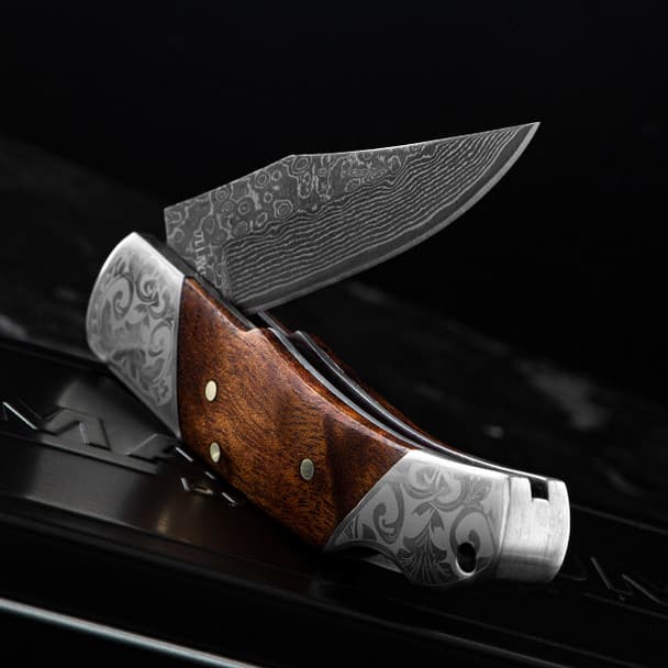 چاقو بوکر مگنوم داماس دوک Böker Magnum Damascus Duke — تصویر ۲