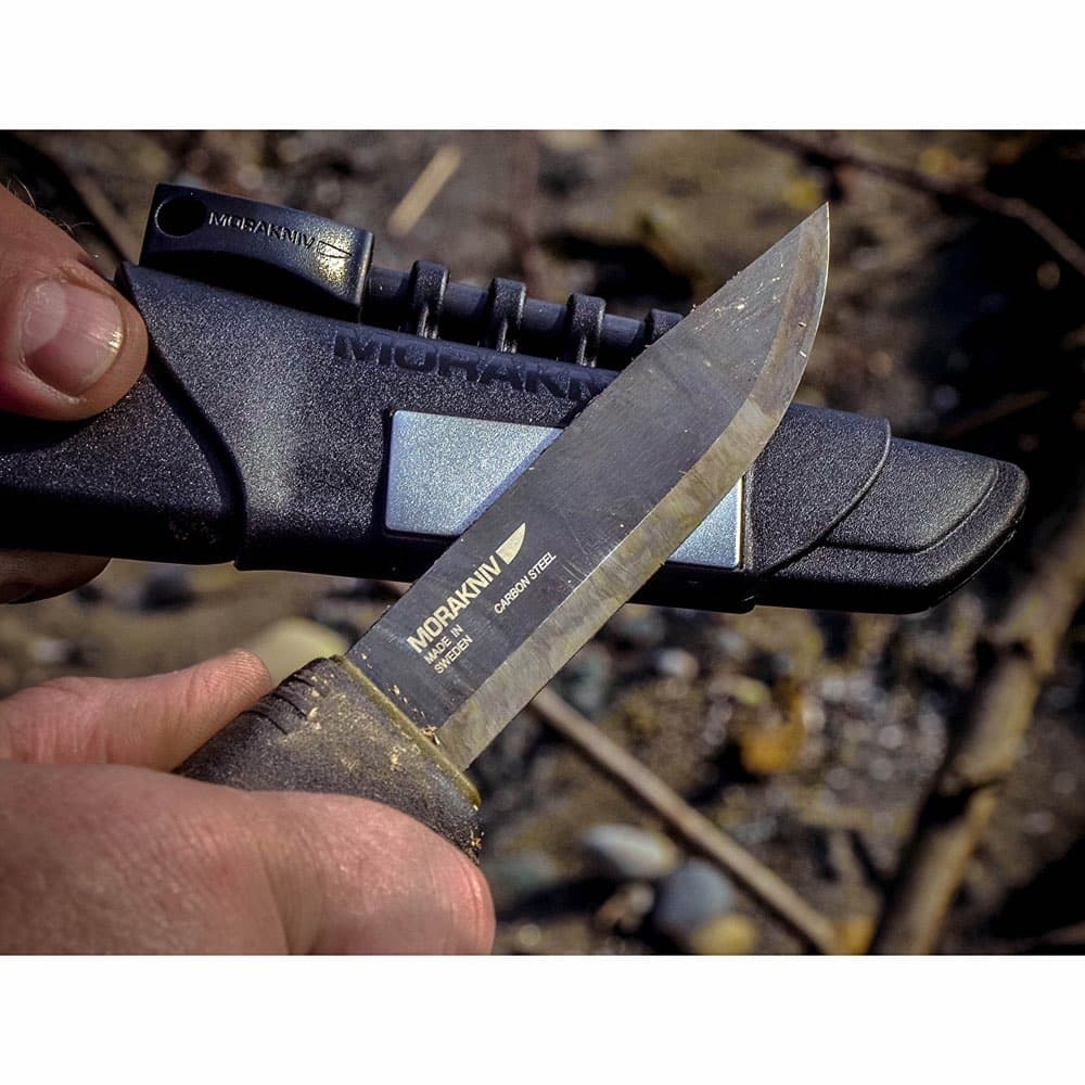 کارد موراکنیو کربن بوشکرفت سیروایول کیت Morakniv Bushcraft Survival BlackBlade™ (C) – Black — تصویر ۴