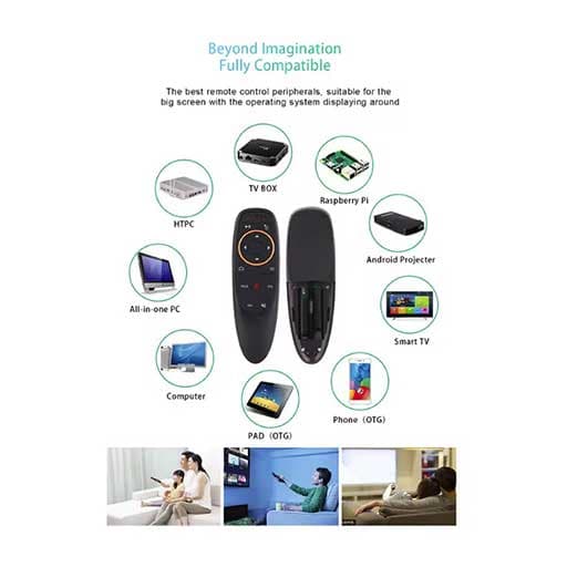 ریموت کنترل جادویی Air Remote Mouse G10S + باتری رایگان — تصویر ۵