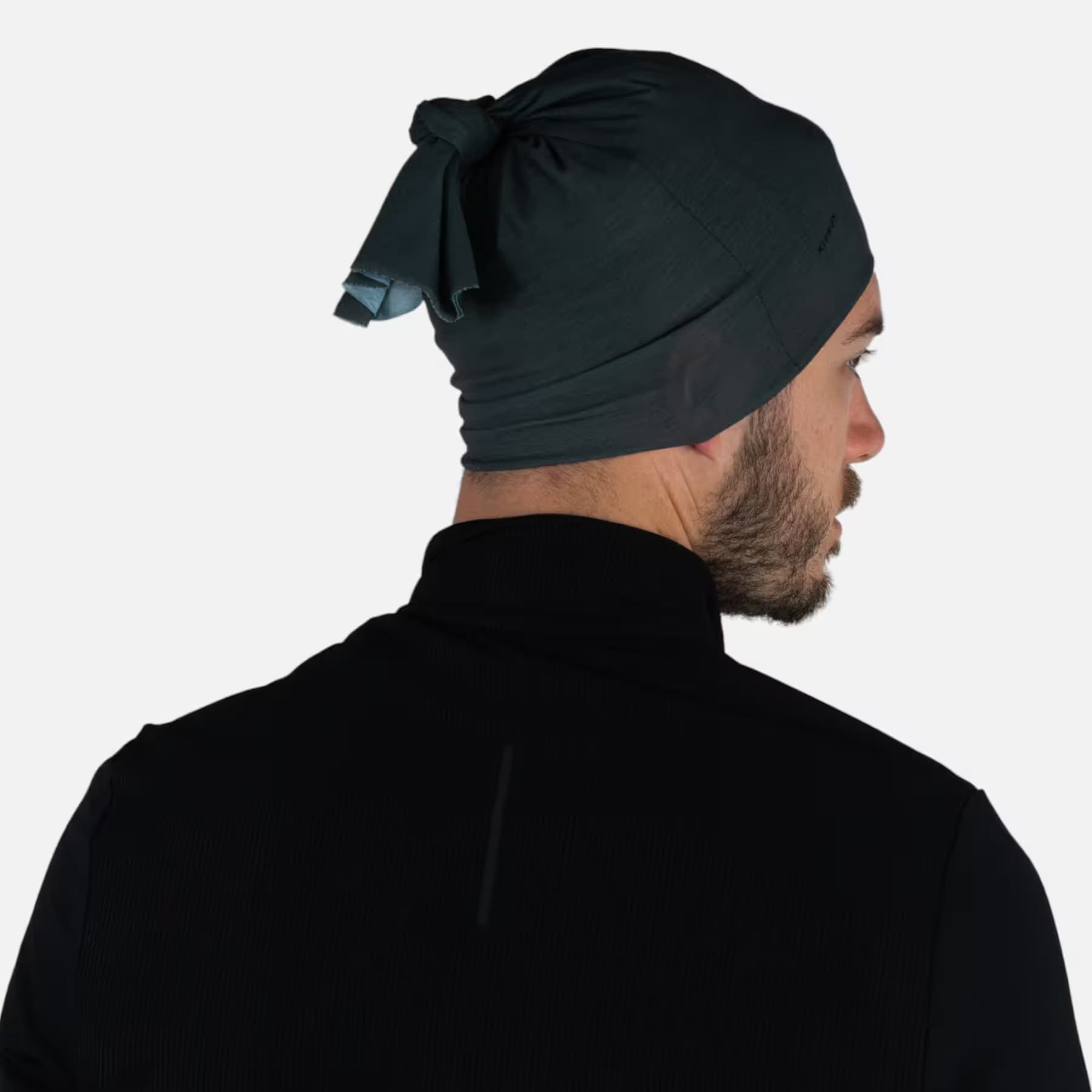 دستمال سر کالنجی – باندانا دکتلون Kalenji Multi-Purpose Running Collar/Bandana – Dark Khaki – KIPRUN — تصویر ۷