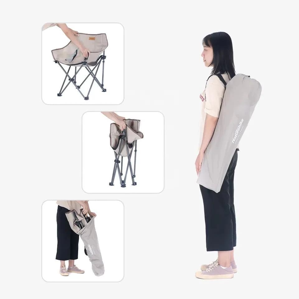 صندلی کمپینگ نیچرهایک Naturehike Outdoor folding moon chair – NH20JJ022 — تصویر ۶