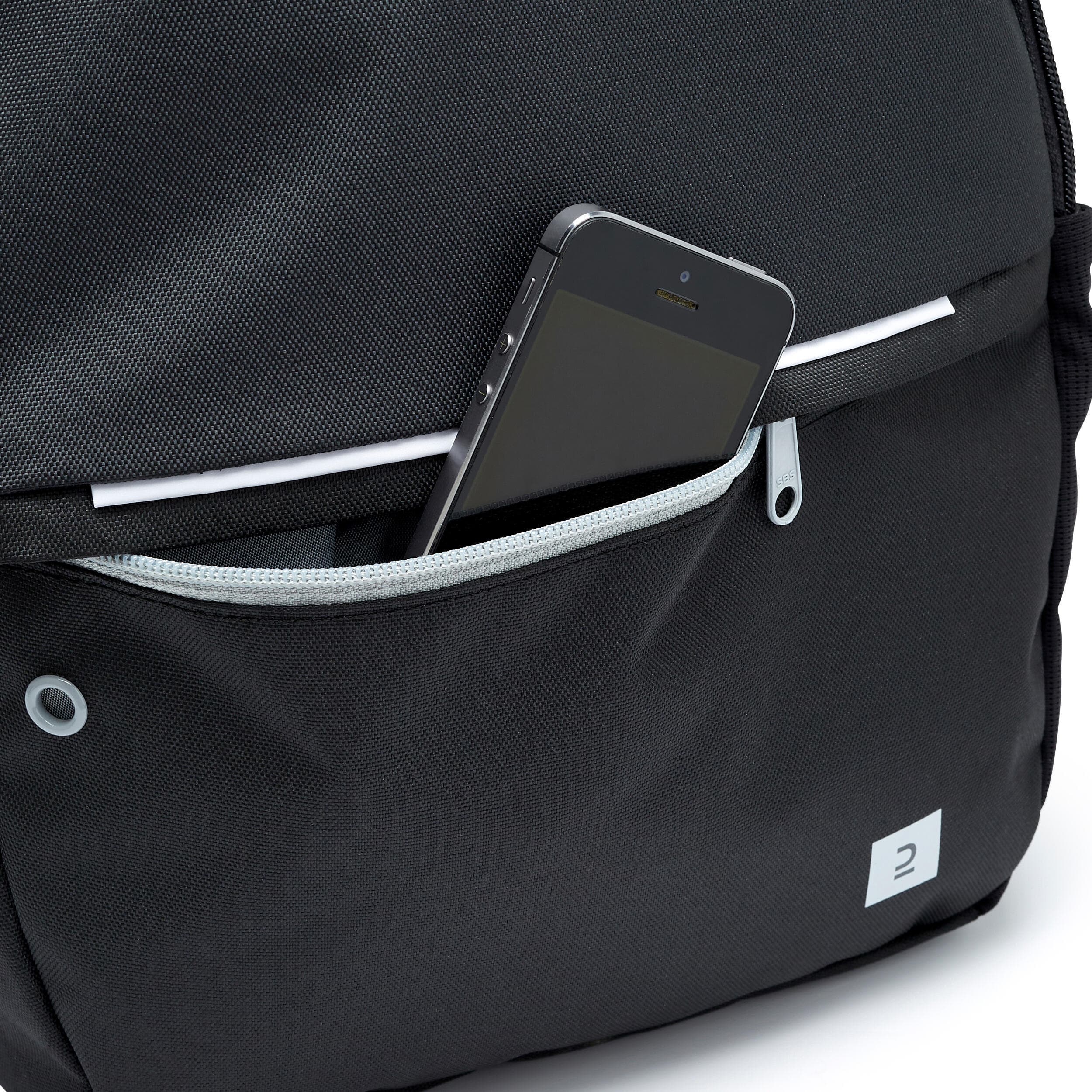 کوله پشتی کیپستا 17 لیتری – دکتلون Kipsta Backpack – 17 L – Black – Essential — تصویر ۸