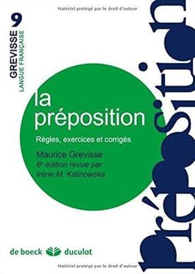 کتاب فرانسه La preposition Regles, exercices et corriges
