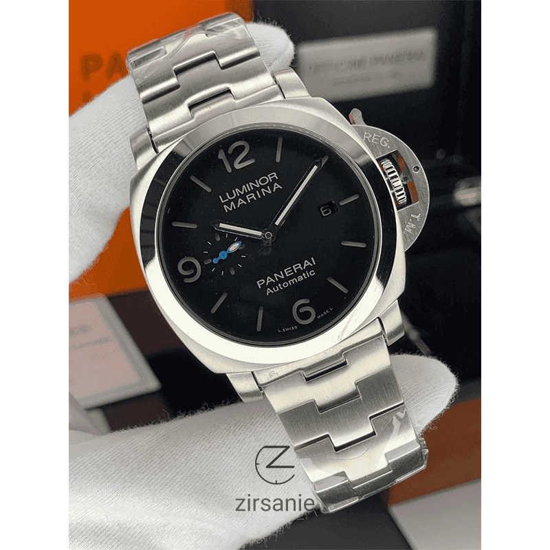 ساعت مچی مردانه پنرای اتوماتیک سابمرسیبل Panerai Submersible Silver Black — تصویر ۲