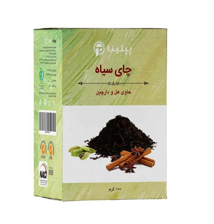 چای سیاه هل و دارچین 100 گرمی