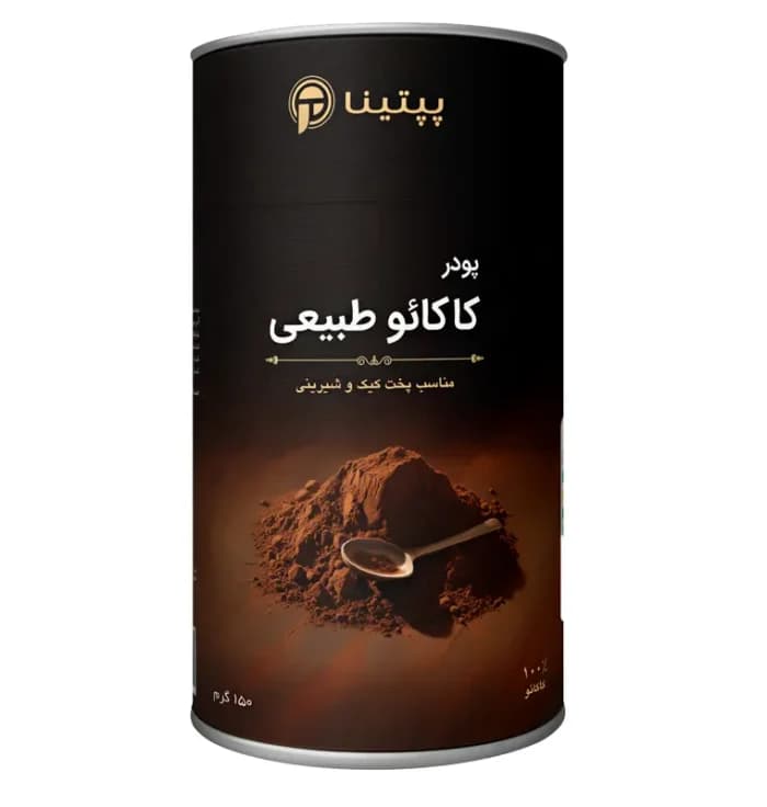پودر کاکائو طبیعی قوطی 150 گرمی