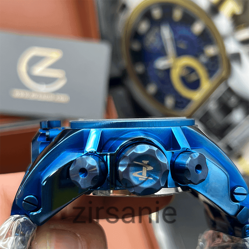 ساعت مچی مردانه اینویکتا بولت زئوس سرمهای Invicta Bolt Zeus Navy Gold — تصویر ۷