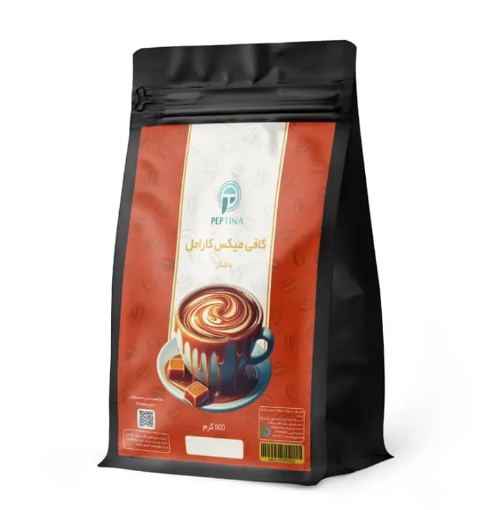 کافی میکس کارامل بدون شکر 500 گرمی