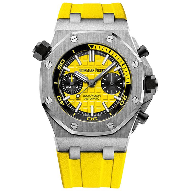 ساعت مچی مردانه اودمار پیگه افشور Audemars Piguet OffShore Chronograph Silver Yellow