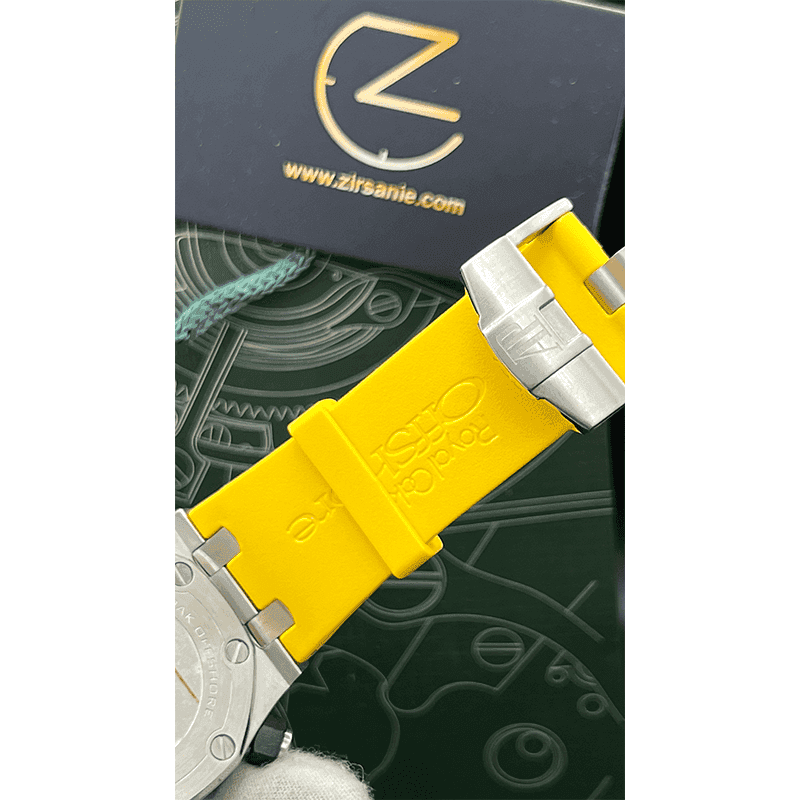 ساعت مچی مردانه اودمار پیگه افشور Audemars Piguet OffShore Chronograph Silver Yellow — تصویر ۷