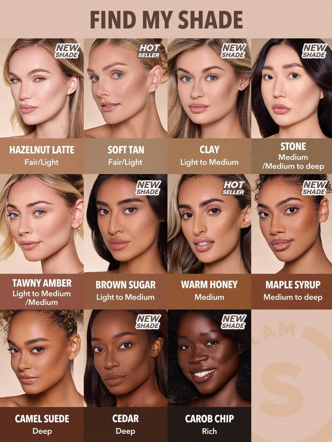 کانتور مایع شیگلم SHEGLAM SUN SCULPT رنگ Hazelnut Latte — تصویر ۴