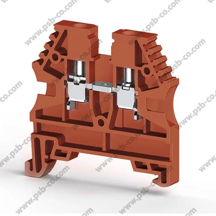 ترمینال ریلی AVK 2.5 رنگ قرمز کلمسان 304124