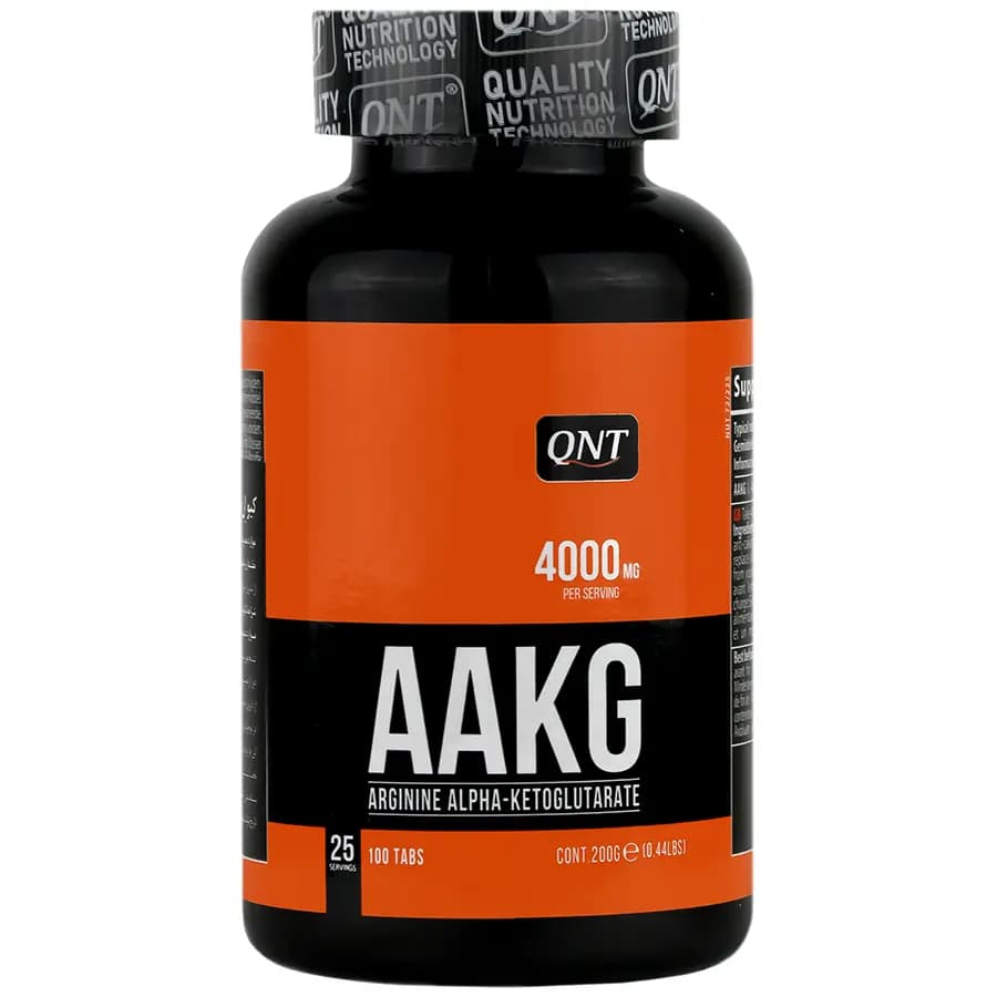 قرص ای ای کی جی ۴۰۰۰ کیو ان تی ۱۰۰ عدد QNT AAKG ۴۰۰۰ Mg ۱۰۰ Tabs