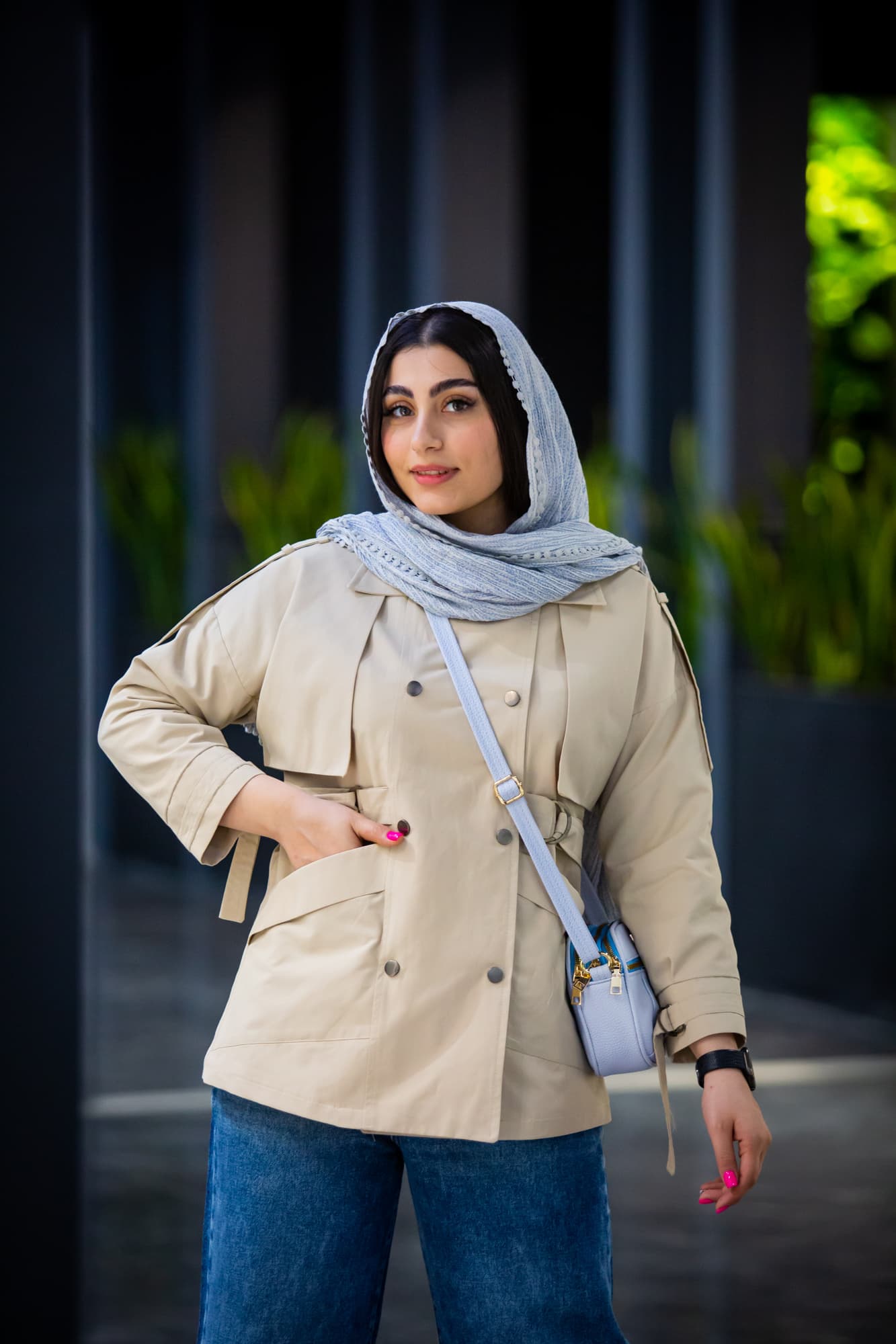 بارانی کتان زارا رها — تصویر ۵