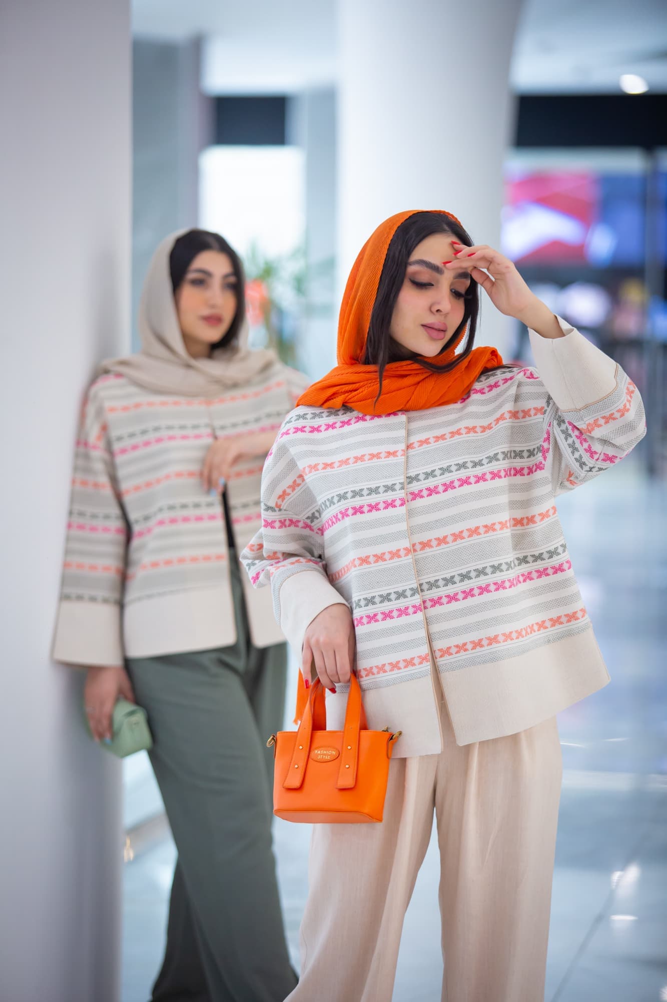 کت راه راه ترکیبی — تصویر ۲