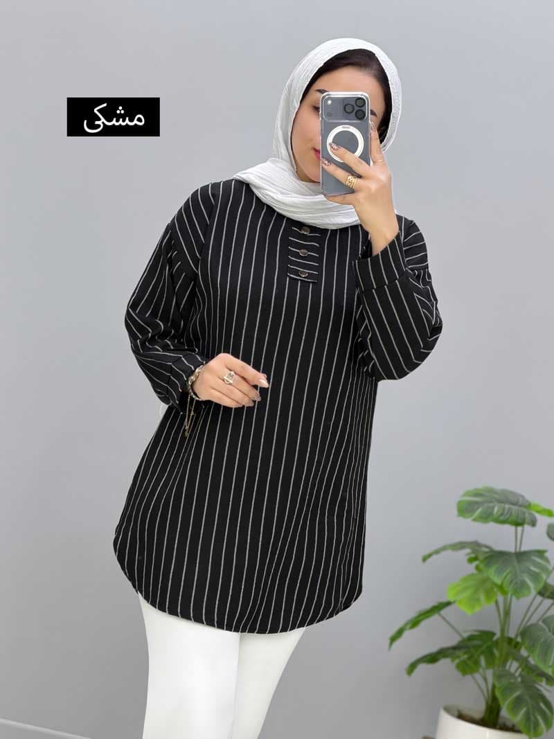 تونیک یقه گرد شانتون گونش کد 10105431 — تصویر ۳