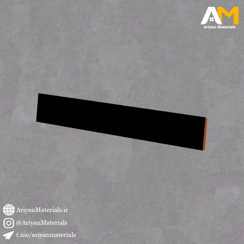 قرنیز طرح مشکی ساده